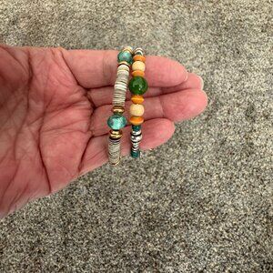 Winter Sale!! Bundle of Two Alex and Ani Beaded Energy Bracelets